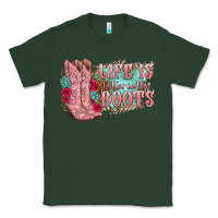 Sports Green life is better in the boots Classic Tee - texasbilliewilder