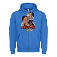 True Royal self made babe afro black woman Zipper Hoodie - texasbilliewilder