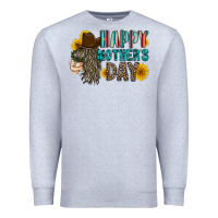 Heather Grey happy mothers day Premium Sweatshirt - RacoonDesign