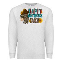Oatmeal Heather happy mothers day Premium Sweatshirt - RacoonDesign