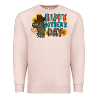 Pale Pink happy mothers day Premium Sweatshirt - RacoonDesign