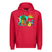 Cardinal love summer fruit and sun Premium Hoodie - AdoDesignShop