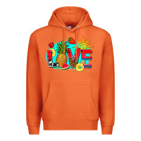 Carrot love summer fruit and sun Premium Hoodie - AdoDesignShop