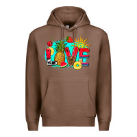 Chestnut love summer fruit and sun Premium Hoodie - AdoDesignShop