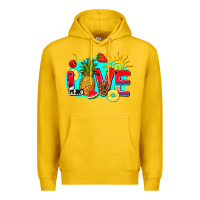 Lemon love summer fruit and sun Premium Hoodie - AdoDesignShop