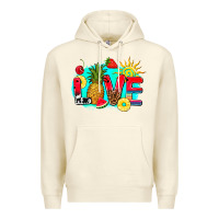 Sandshell love summer fruit and sun Premium Hoodie - AdoDesignShop