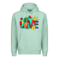 Seafoam love summer fruit and sun Premium Hoodie - AdoDesignShop