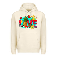 Tofu love summer fruit and sun Premium Hoodie - AdoDesignShop