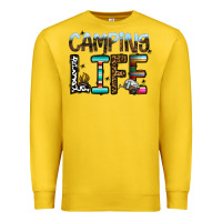 Lemon camping life Premium Sweatshirt - CowhideDigitalArt