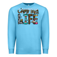 Ocean Blue camping life Premium Sweatshirt - CowhideDigitalArt