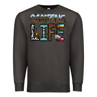 Smoke camping life Premium Sweatshirt - CowhideDigitalArt