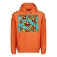 Carrot Western Sunflowers Ladybug Premium Hoodie - LillyAllenDesigns