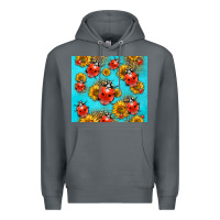 Rock Western Sunflowers Ladybug Premium Hoodie - LillyAllenDesigns
