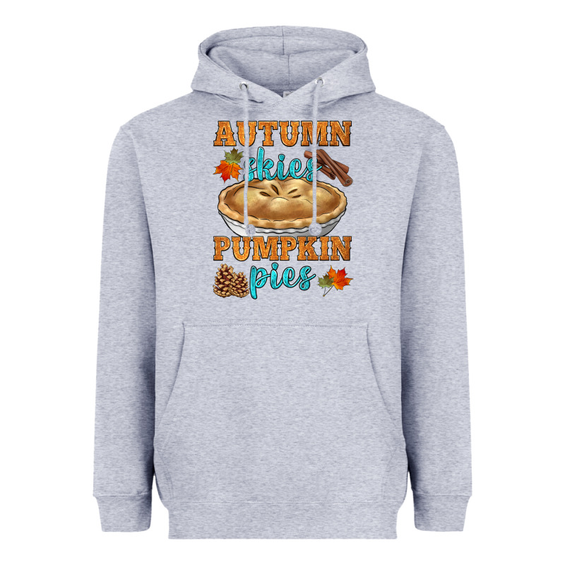 Autumn Skies Pumpkin Pies Heavyweight Hoodie by HRA Design Shop | Teevron