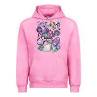 Fuchsia Pink cheer mom Urban Hoodie - MaliasSmallBusiness