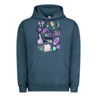 Pigment Midnight Navy cheer mom Urban Hoodie - MaliasSmallBusiness