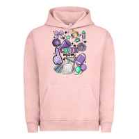 Pigment Salmon cheer mom Urban Hoodie - MaliasSmallBusiness