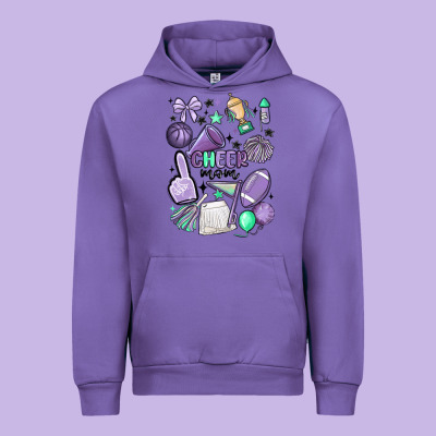 Cheer Mom Urban Hoodie Designed By Maliassmallbusiness