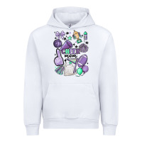 White cheer mom Urban Hoodie - MaliasSmallBusiness
