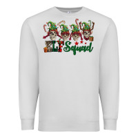 Dove Grey Elf squad skulls Premium Sweatshirt - FaDigitalArtStudio