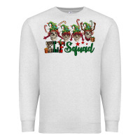Oatmeal Heather Elf squad skulls Premium Sweatshirt - FaDigitalArtStudio