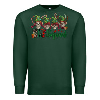 Sports Green Elf squad skulls Premium Sweatshirt - FaDigitalArtStudio