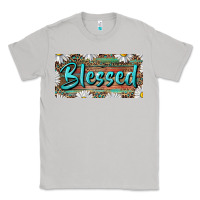 Moon Dust Blessed With Daisy And Leopard Classic Tee - RanaPortraitStore