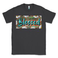 Smoke Blessed With Daisy And Leopard Classic Tee - RanaPortraitStore