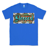 True Royal Blessed With Daisy And Leopard Classic Tee - RanaPortraitStore