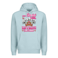 Blue Mist As A Gemini Girl I Was Born With My Heart On My Sleeve And A Mouth Premium Hoodie - Jasminsmagicworld