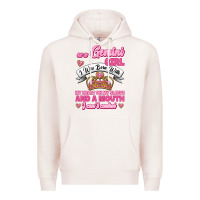 Pale Pink As A Gemini Girl I Was Born With My Heart On My Sleeve And A Mouth Premium Hoodie - Jasminsmagicworld