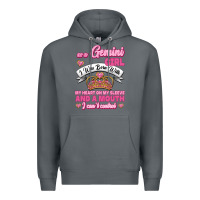 Rock As A Gemini Girl I Was Born With My Heart On My Sleeve And A Mouth Premium Hoodie - Jasminsmagicworld