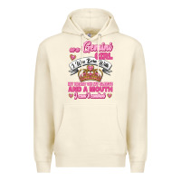 Sandshell As A Gemini Girl I Was Born With My Heart On My Sleeve And A Mouth Premium Hoodie - Jasminsmagicworld