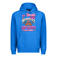 True Royal As A Gemini Girl I Was Born With My Heart On My Sleeve And A Mouth Premium Hoodie - Jasminsmagicworld
