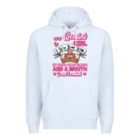 White As A Gemini Girl I Was Born With My Heart On My Sleeve And A Mouth Premium Hoodie - Jasminsmagicworld
