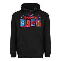 Black American mini Heavyweight Hoodie - Neo Western