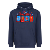 Navy American mini Heavyweight Hoodie - Neo Western