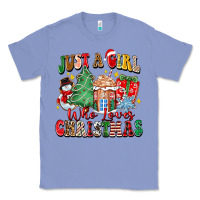 Colony Blue just a girl who loves christmas Classic Tee - Zillion Design Studio