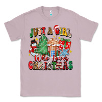 Lilac just a girl who loves christmas Classic Tee - Zillion Design Studio