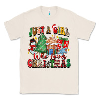 Just A Girl Who Loves Christmas Classic Tee | Teevron