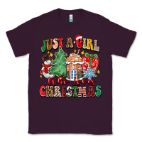 Plum just a girl who loves christmas Classic Tee - Zillion Design Studio