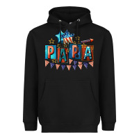 Black American Papa 4th of july Heavyweight Hoodie - CowGirlArtShop