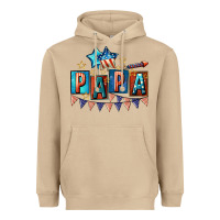 Mushroom American Papa 4th of july Heavyweight Hoodie - CowGirlArtShop