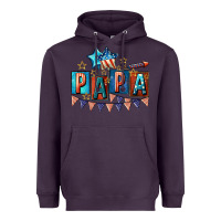 Plum American Papa 4th of july Heavyweight Hoodie - CowGirlArtShop