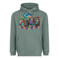 Sage American Papa 4th of july Heavyweight Hoodie - CowGirlArtShop