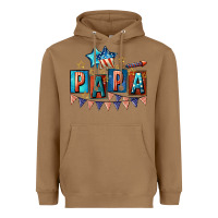 Toasted Coconut American Papa 4th of july Heavyweight Hoodie - CowGirlArtShop
