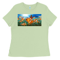 Matcha clown fish  license plate Ladies Tee - BarkalooDesign