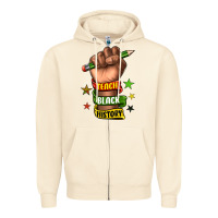 Sandshell teach black history Zipper Hoodie - texasbilliewilder