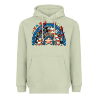 Matcha American rainbow 4th of july Heavyweight Hoodie - CowGirlArtShop