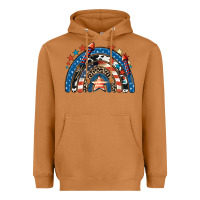 Meerkat American rainbow 4th of july Heavyweight Hoodie - CowGirlArtShop